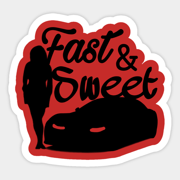 Car Lover Girls Desing Sticker by SGcreative